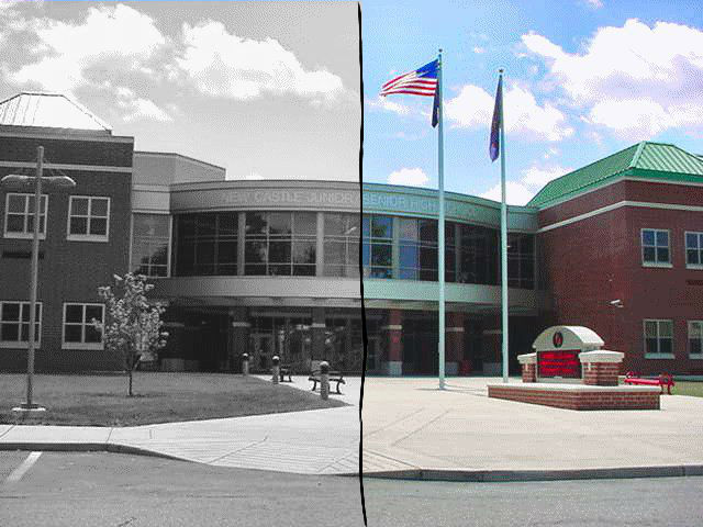New Castle High School: Then and Now