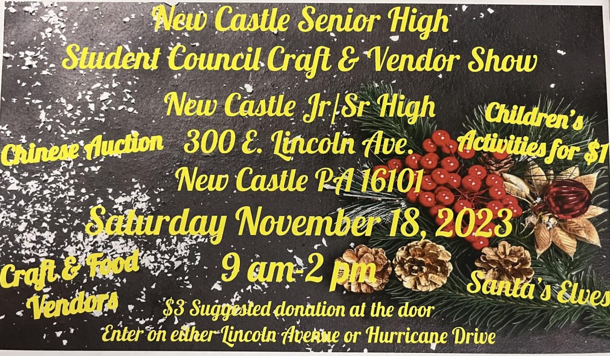 New Castle Senior High Craft & Vendor Show -- 11/18/23
